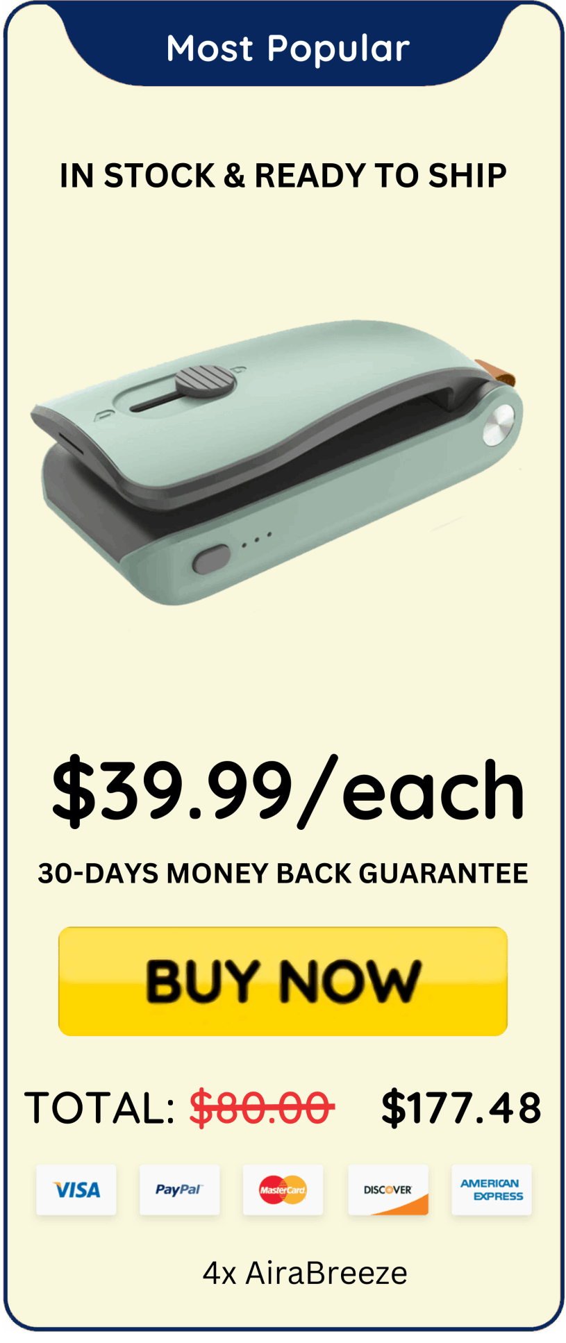 Easy Sealer offer price